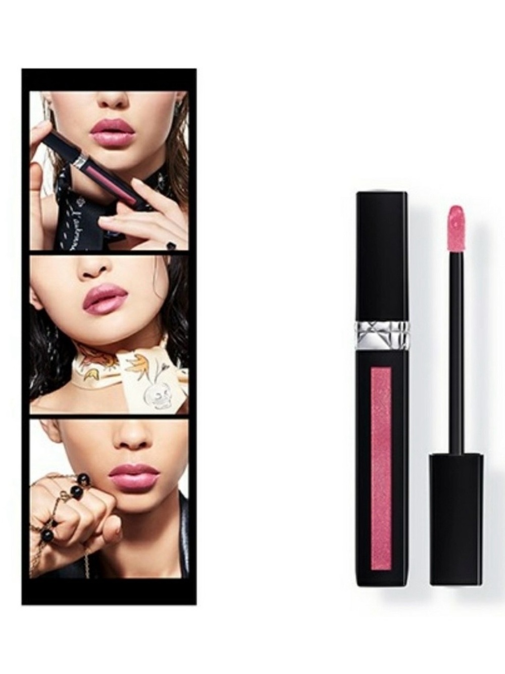 Dior Rouge Liquid Lip Stain in Color #375 Spicy Metal Full Size